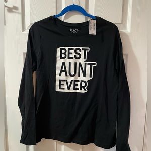 Best Aunt Ever Shirt - brand new with tag